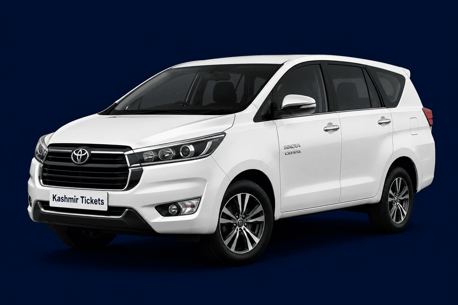 Innova Crysta cab Kashmir