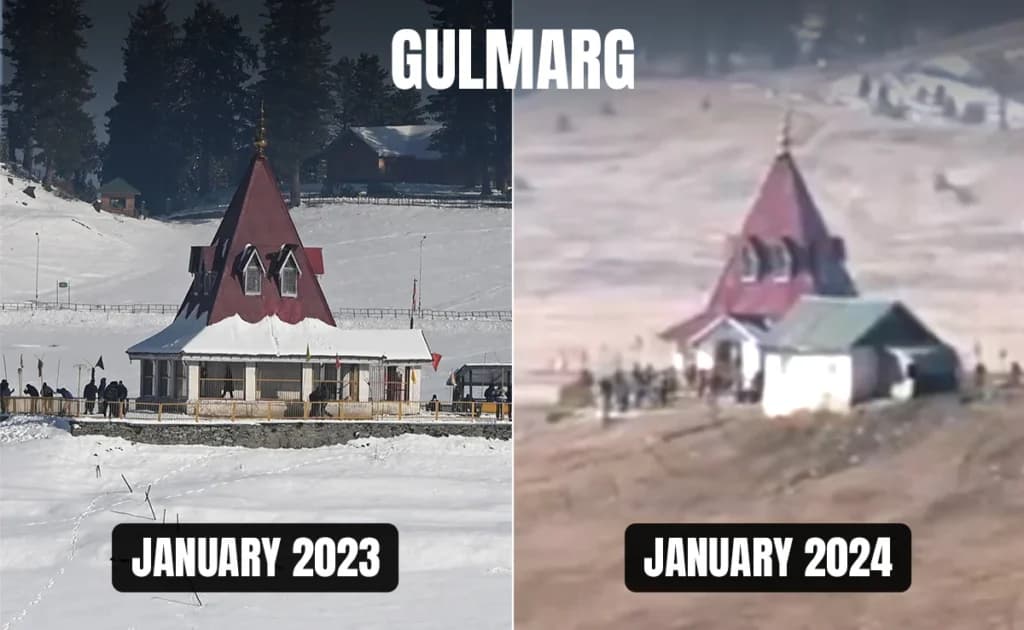 Gulmarg in Jan 2024